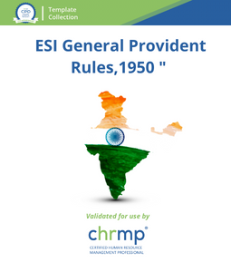 ESI General Provident Rules,1950
