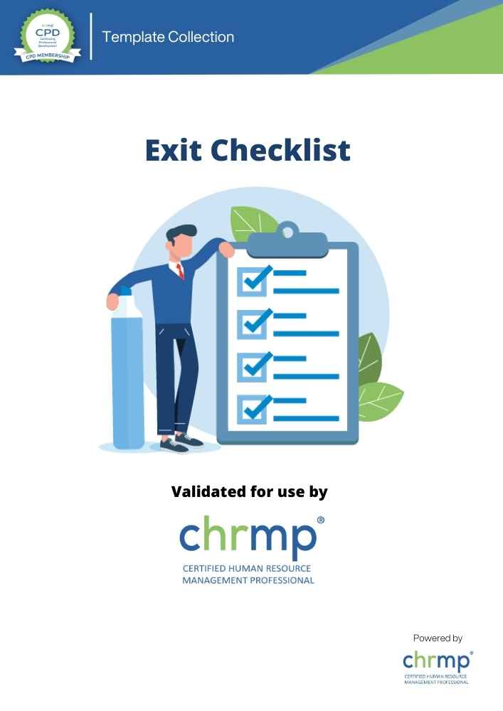 Exit checklist