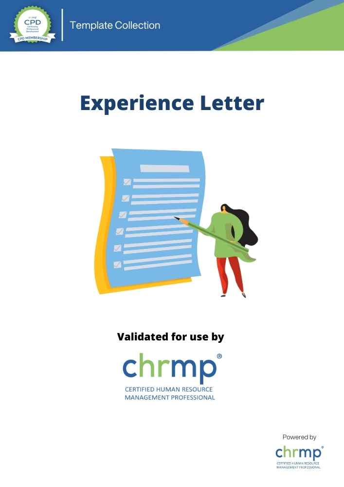 Experience letter