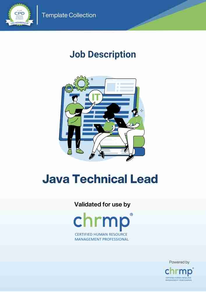 Java Technical Lead