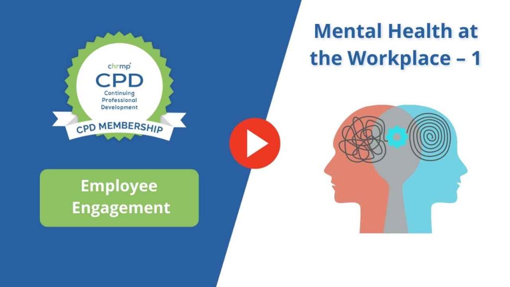 Masterclass Mental health at the workplace 1