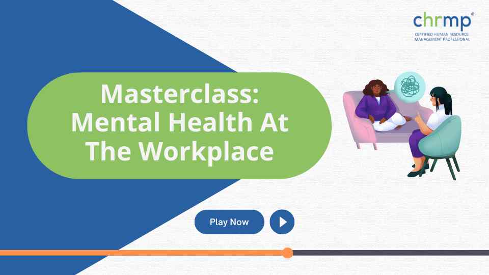 Masterclass Mental health at the workplace
