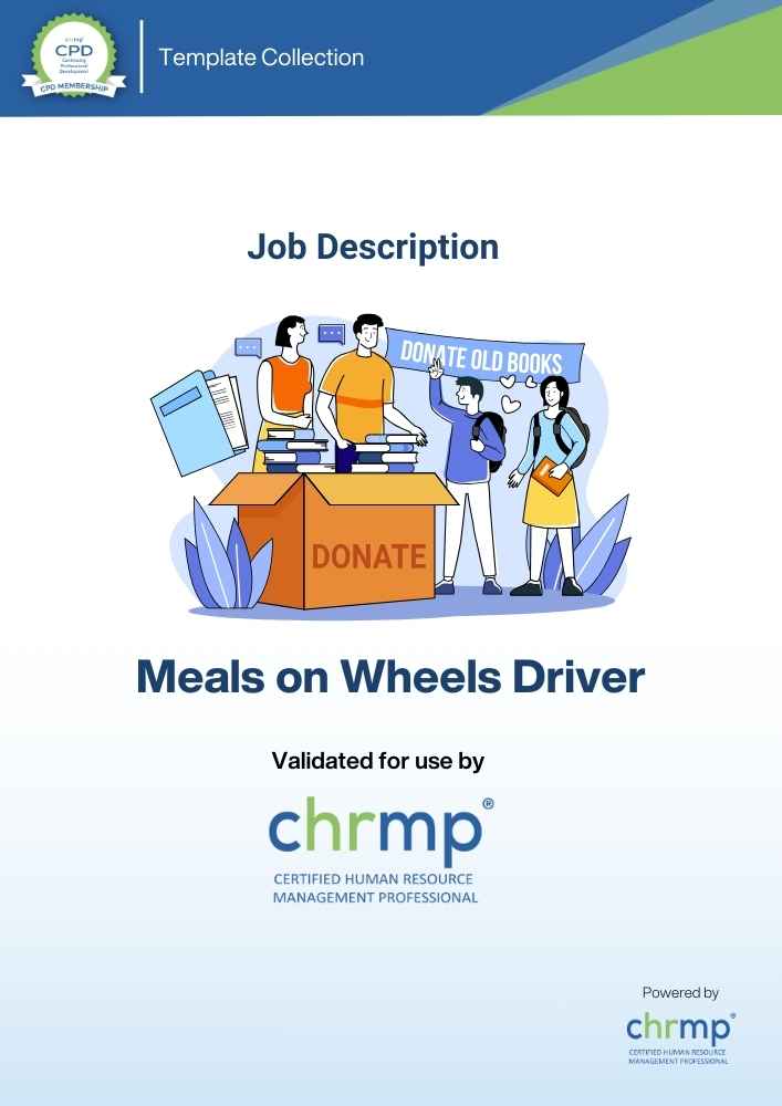 Meals on Wheels Driver