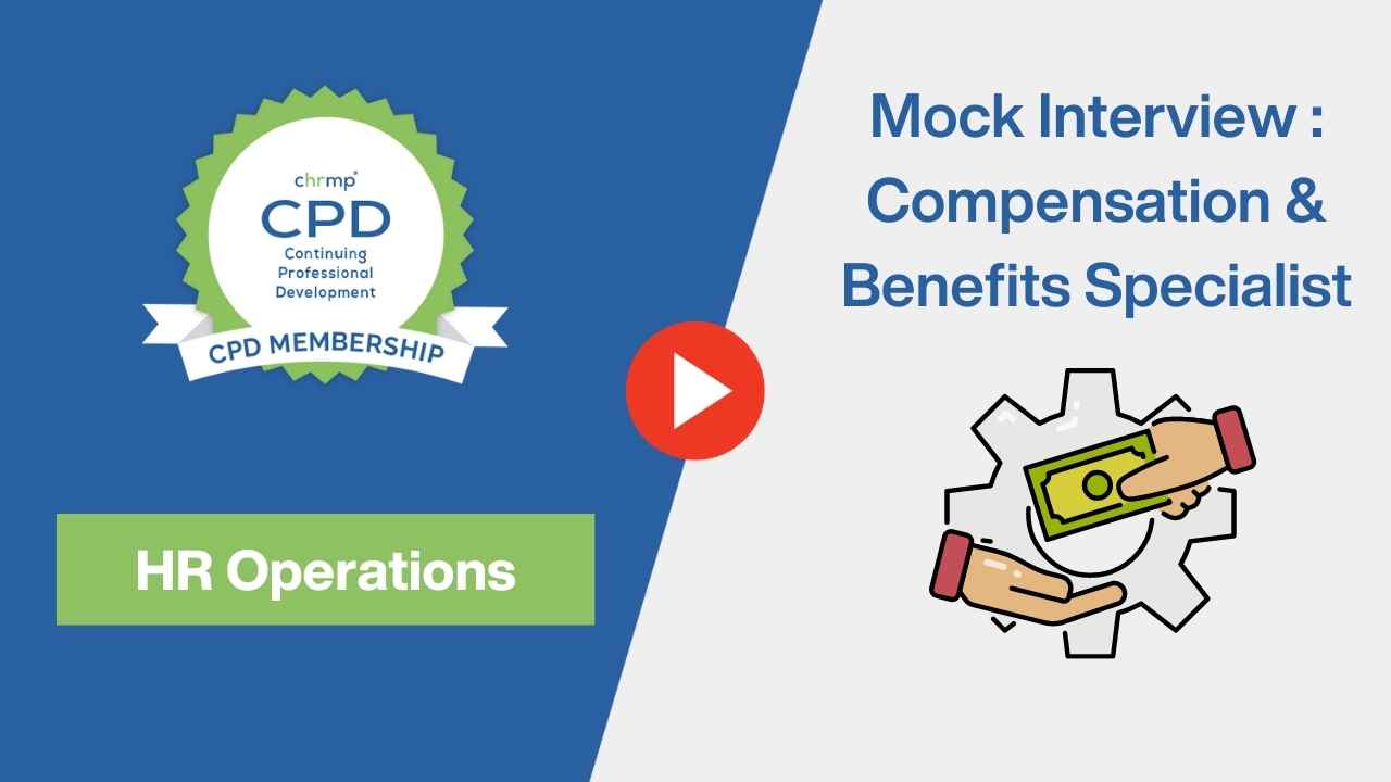 Mock interview Compensation & Benefits specialist