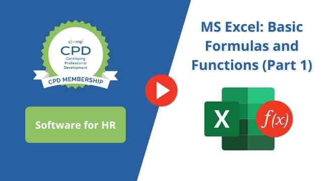MS Excel Basic formulas and functions 1