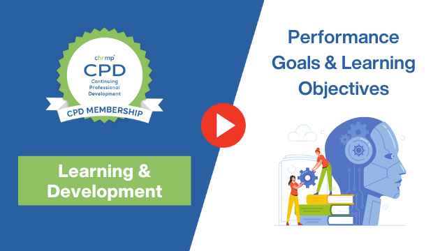 Performance goals _ learning objectives