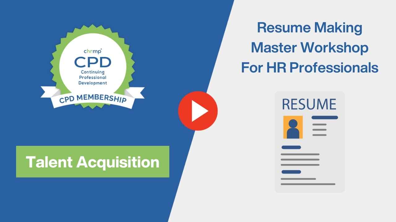 Resume Making Master Workshop for HR Professionals (1)