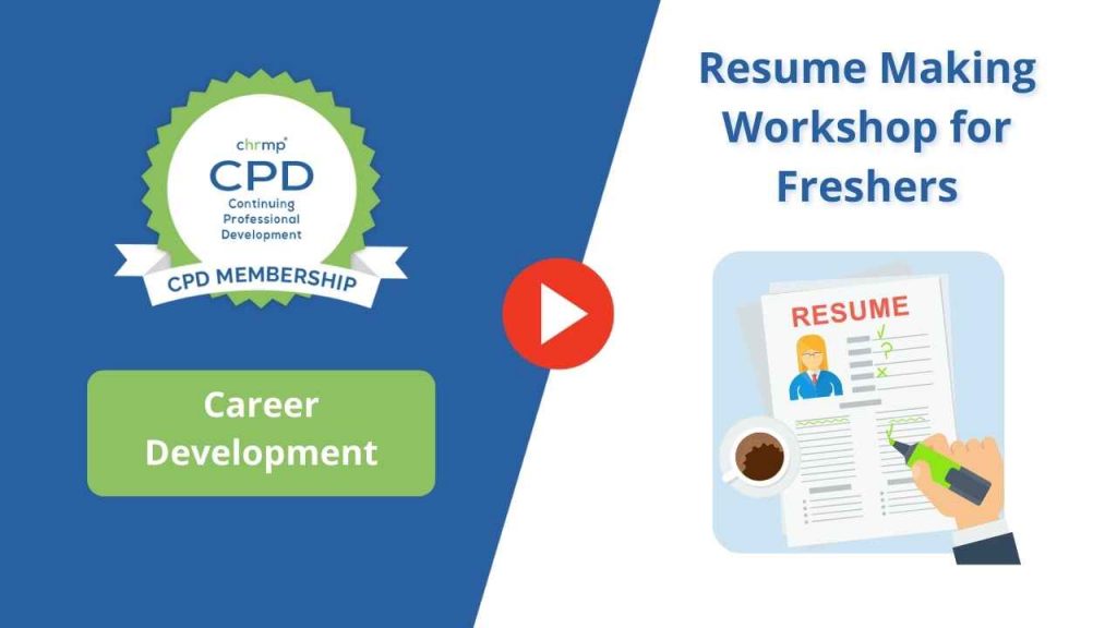 Resume making workshop for freshers