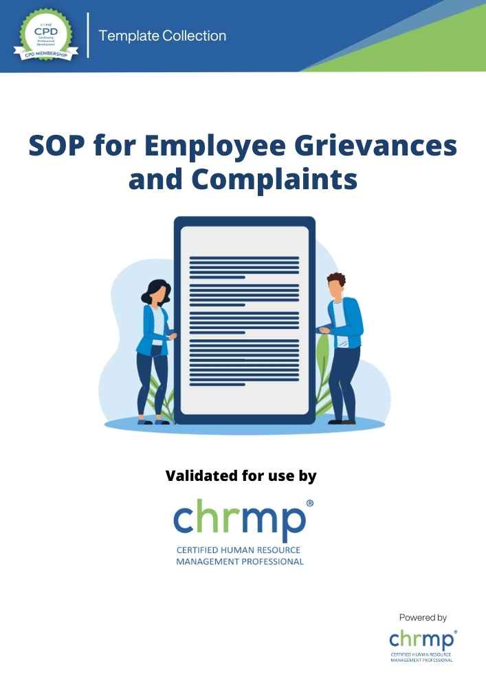 SOP for Employee Grievances and Complaints