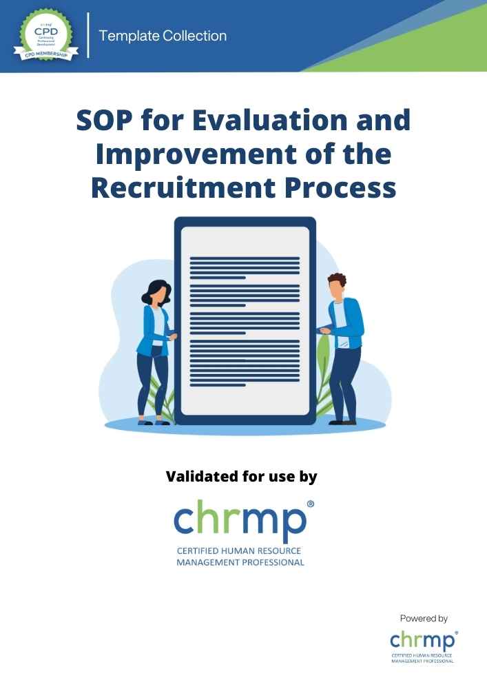 SOP for Evaluation and improvement of the recruitment process