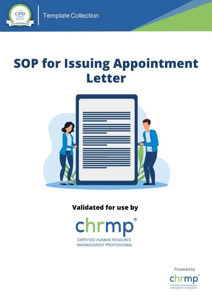 SOP for Issuing Appointment Letter