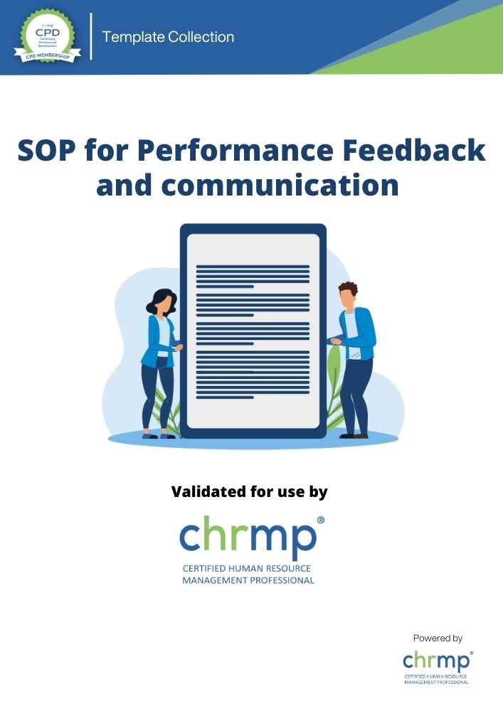 SOP for Performance Feedback and communication