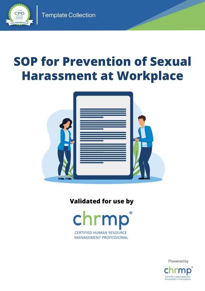 SOP for Prevention of Sexual Harassment at Workplace