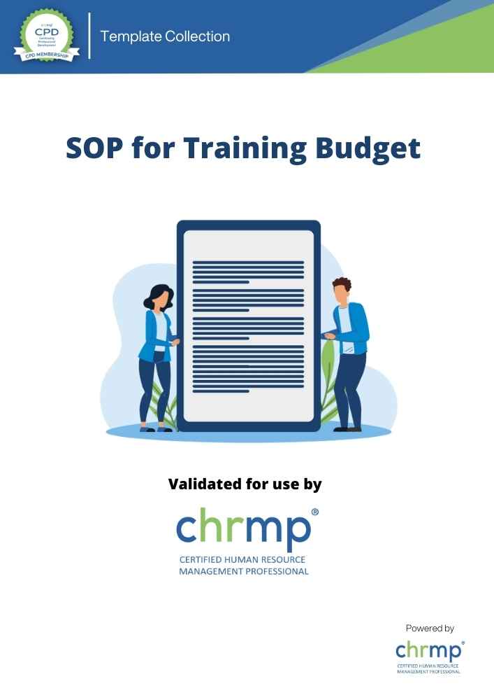 SOP for Training Budget