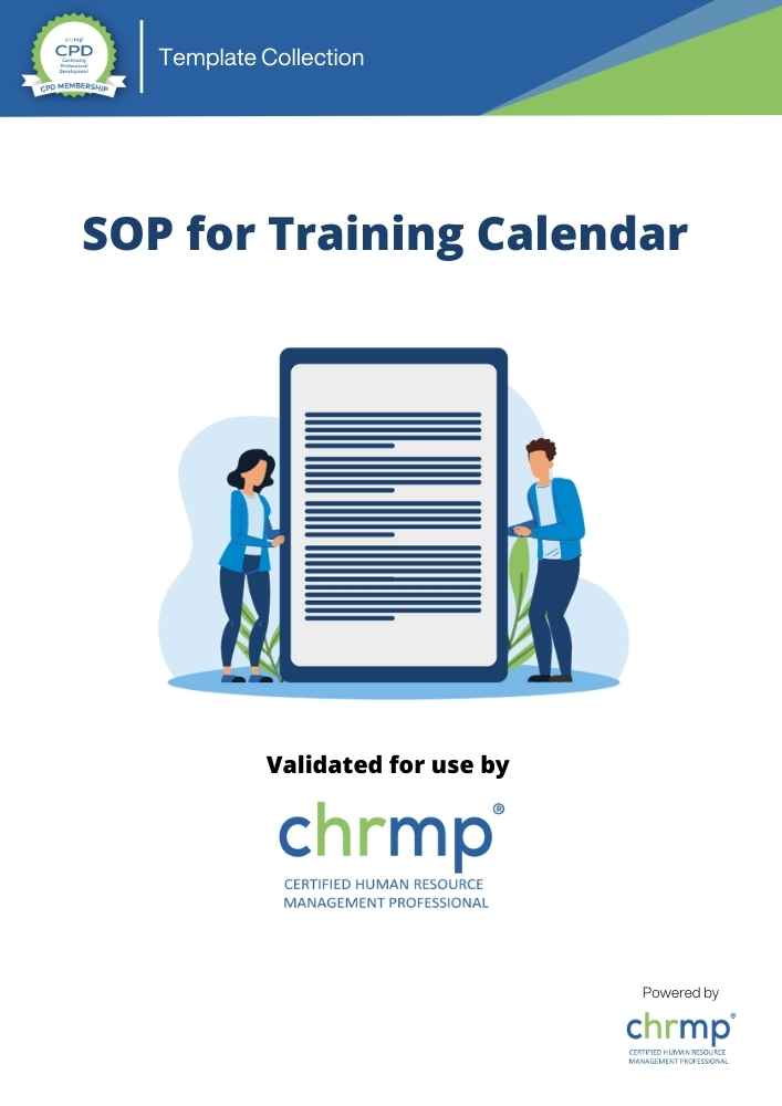 SOP for Training Calendar