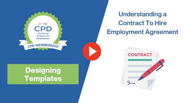 Understanding a contract to hire a employment agreement