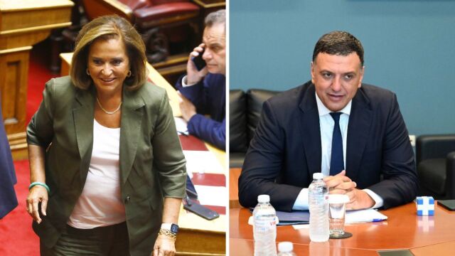 divi-ntora-bakogianni-pou-ektelese Η Ντόρα Μπακογιάννη που “εκτέλεσε” τον Κικίλια με το όπλο της και… το ομαδικό “πέσιμο”&l