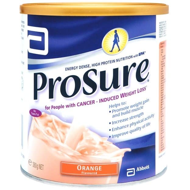 Prosure Milk Powder Nutrition For Cancer Patients 380g Orange