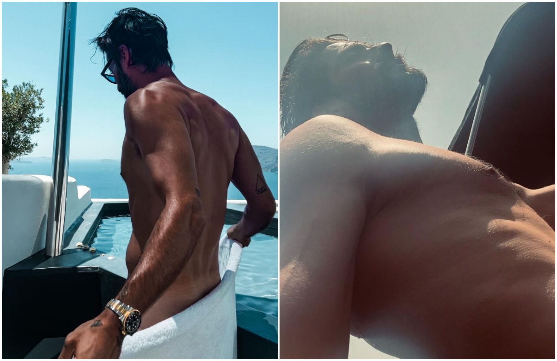 Γιώργος Καράβας: Πέταξε τη λευκή πετσέτα και έβαλε «φωτιά» στο Instagram