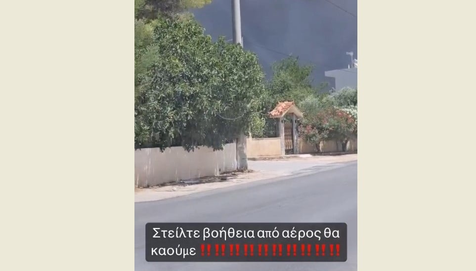 Γρηγόρης Γκουντάρας: «Στείλτε βοήθεια από αέρος θα καούμε» – Η έκκληση για τη μεγάλη φωτιά στον Κουβαρά