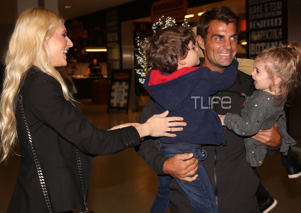 Ο Στέλιος Χανταμπάκης επέστρεψε στην Ελλάδα: Η θερμή υποδοχή που του επιφύλασσαν η Όλγα Πηλιάκη και τα παιδιά τους! [pics] – TLIFE