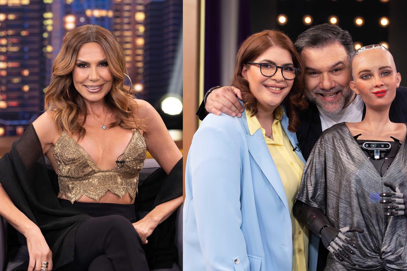 Sophia the Robot, Ανδριάνα Μανέττα και Στέλλα Γεωργιάδου στον Αρναούτογλου • RefreshNews