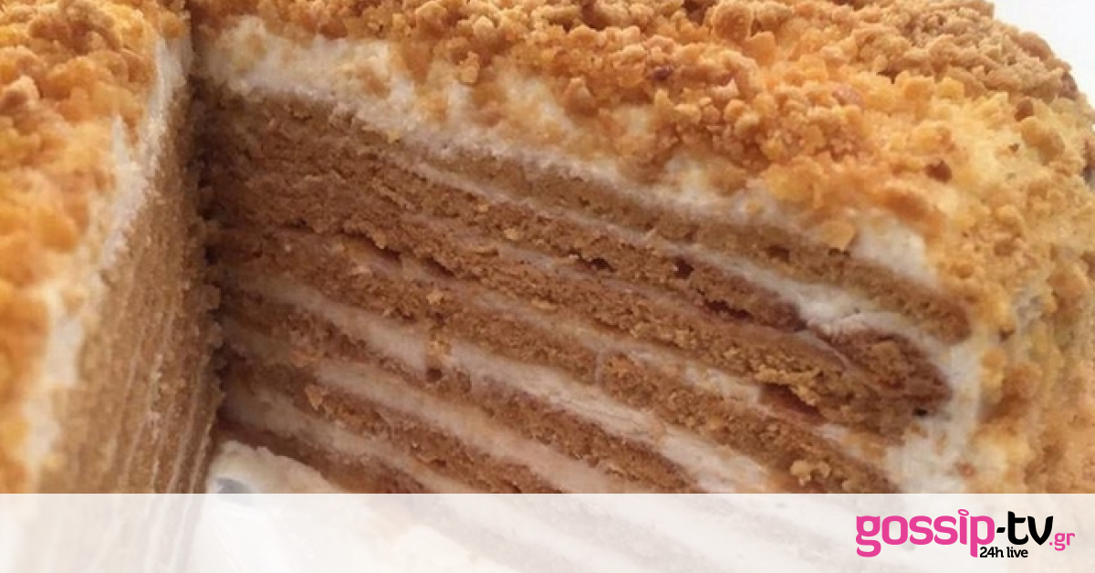 Τούρτα με μέλι και γιαούρτι