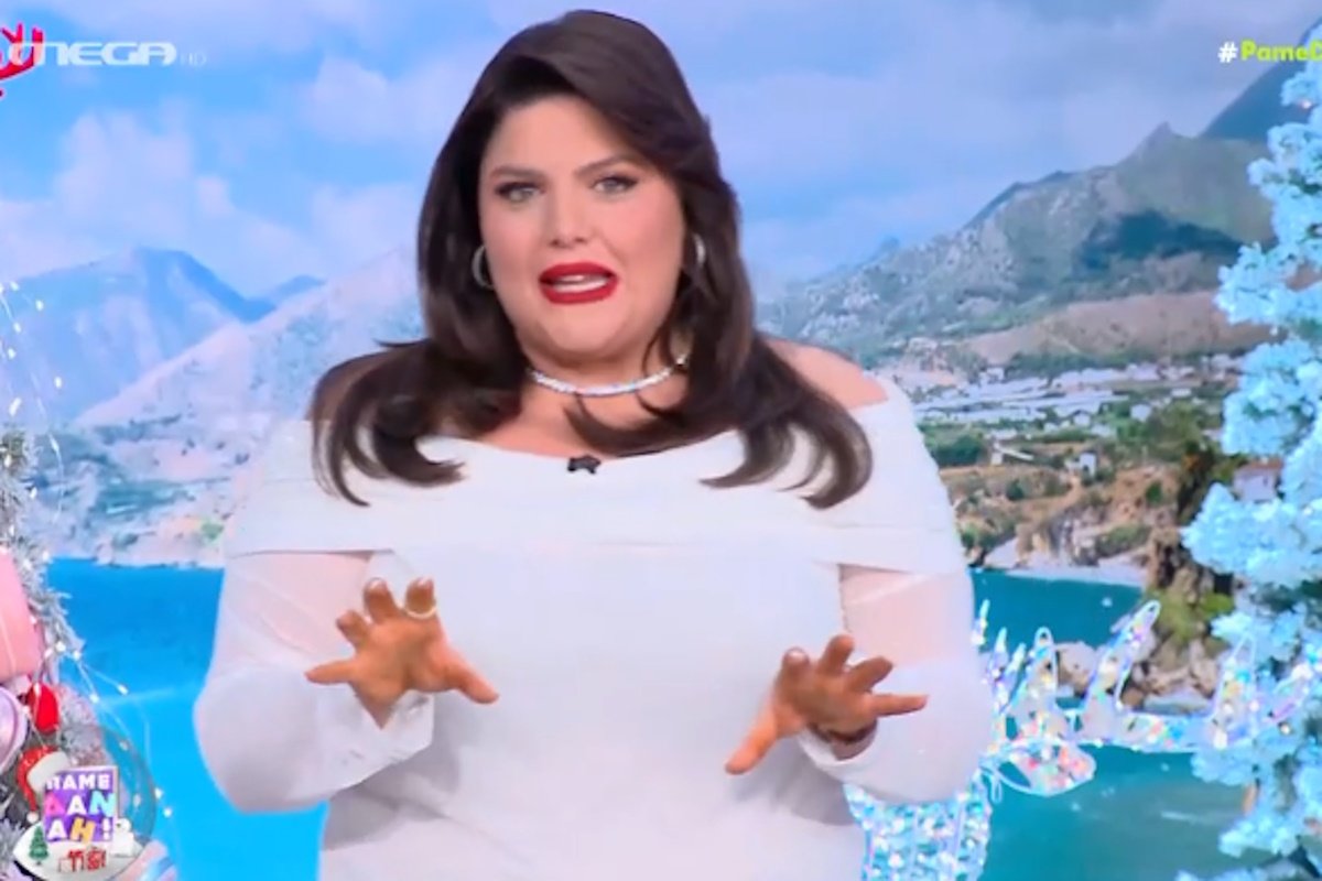 Δανάη Μπάρκα: Εμφανίστηκε με πορτοκαλί παλάμες στην εκπομπή της! – Znews