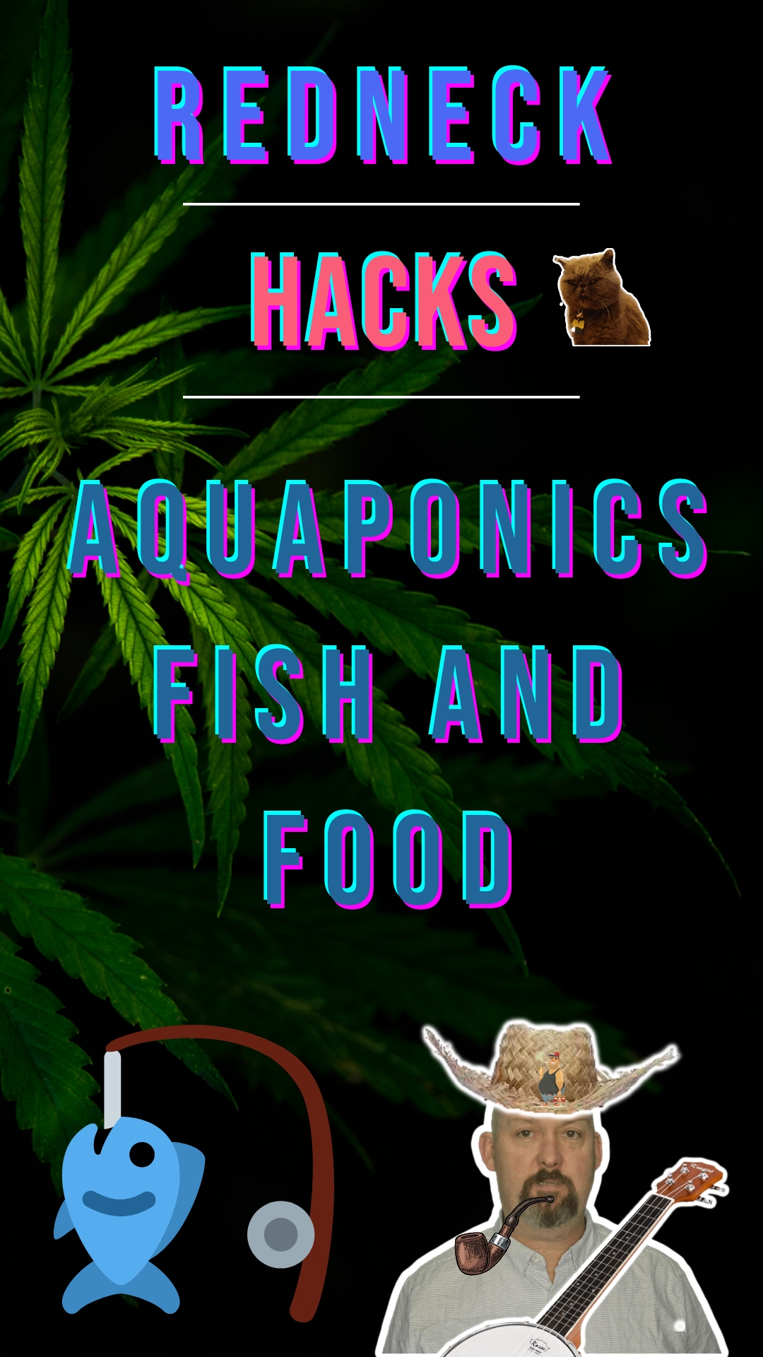 a green plant with a cat and a dog