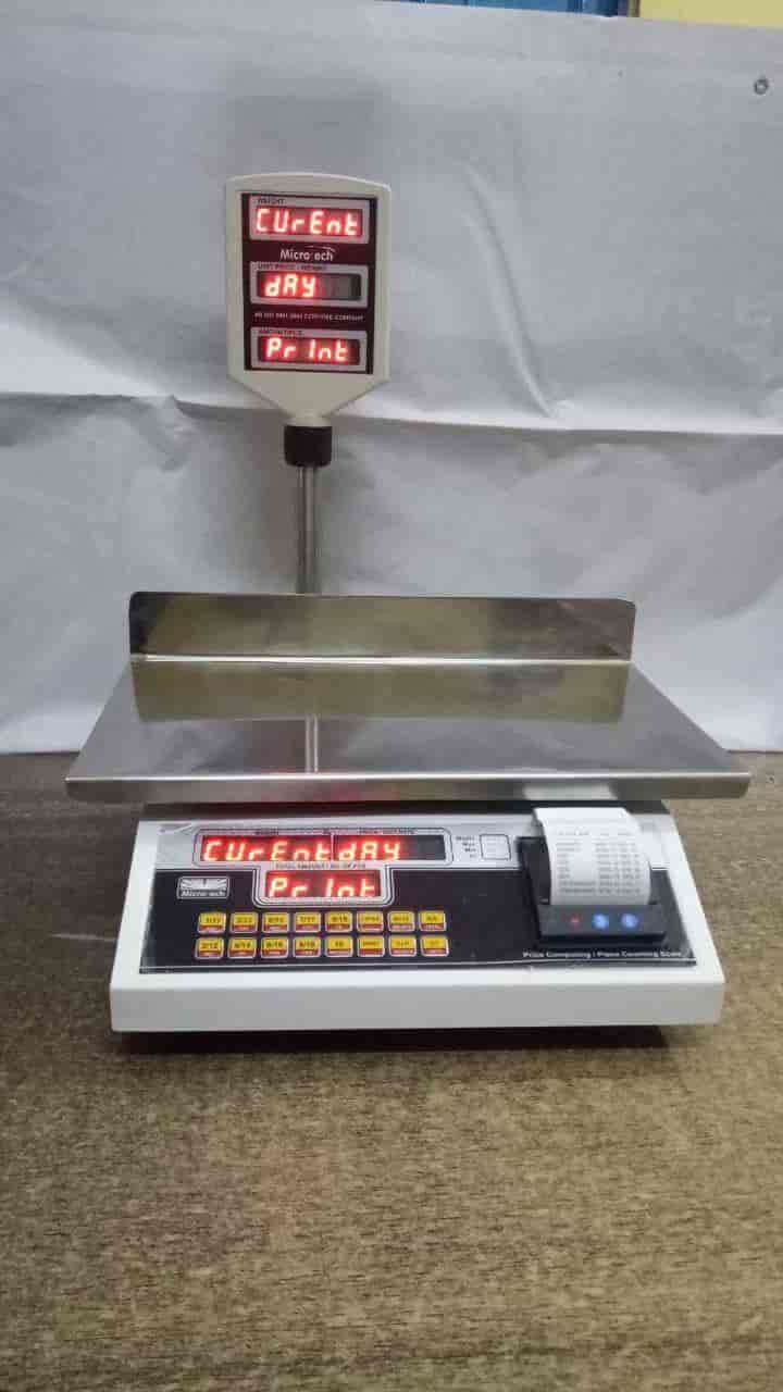 weighing machine with printer