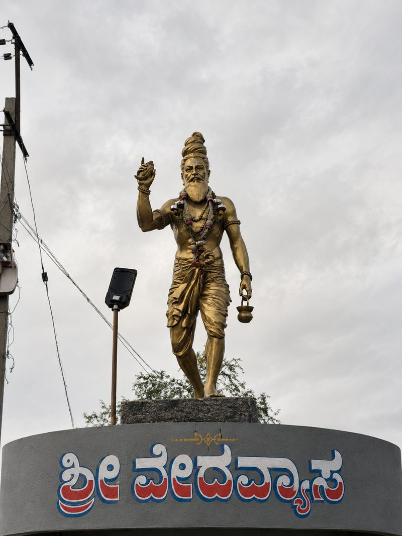 Statue of Maharishi Ved Vyas at Sundatti, Karnataka