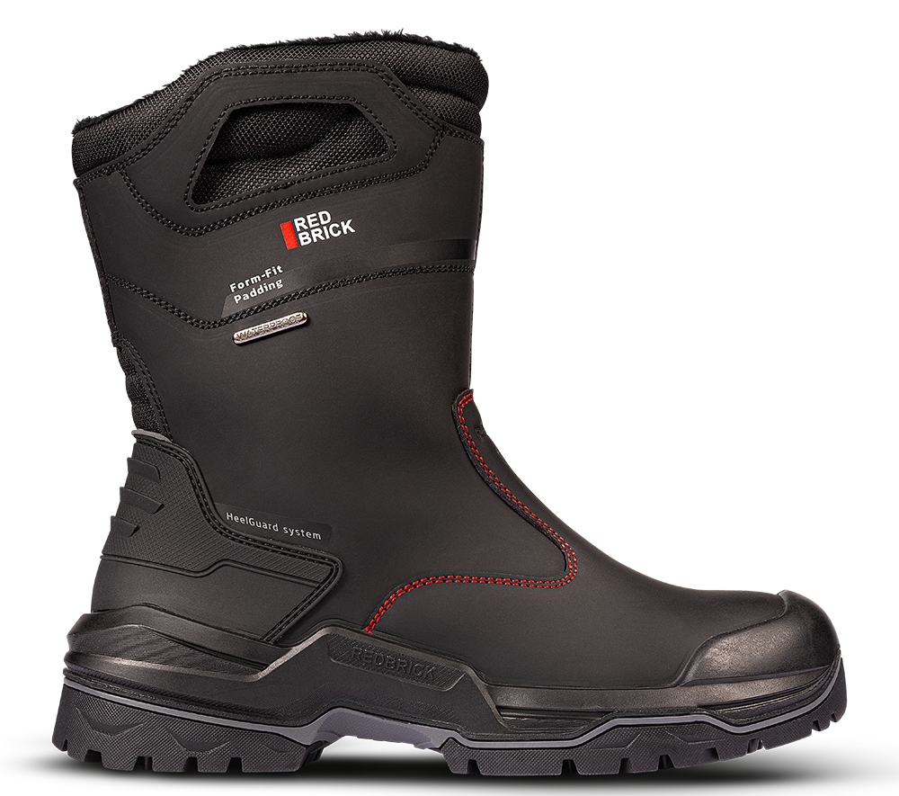 Redbrick Boot Black Wool S7S