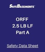 ORFF 2.5 lb LF SDS (Part A)