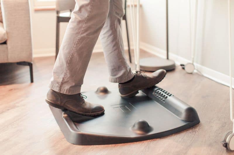 Healthier Way to Work: standing desk mat