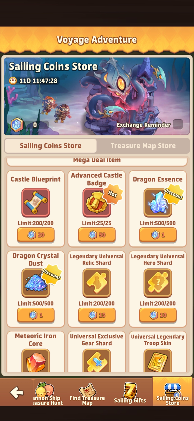 Mega Deal Items