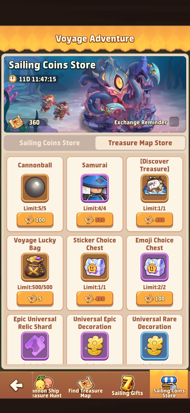 Treasure Map Store