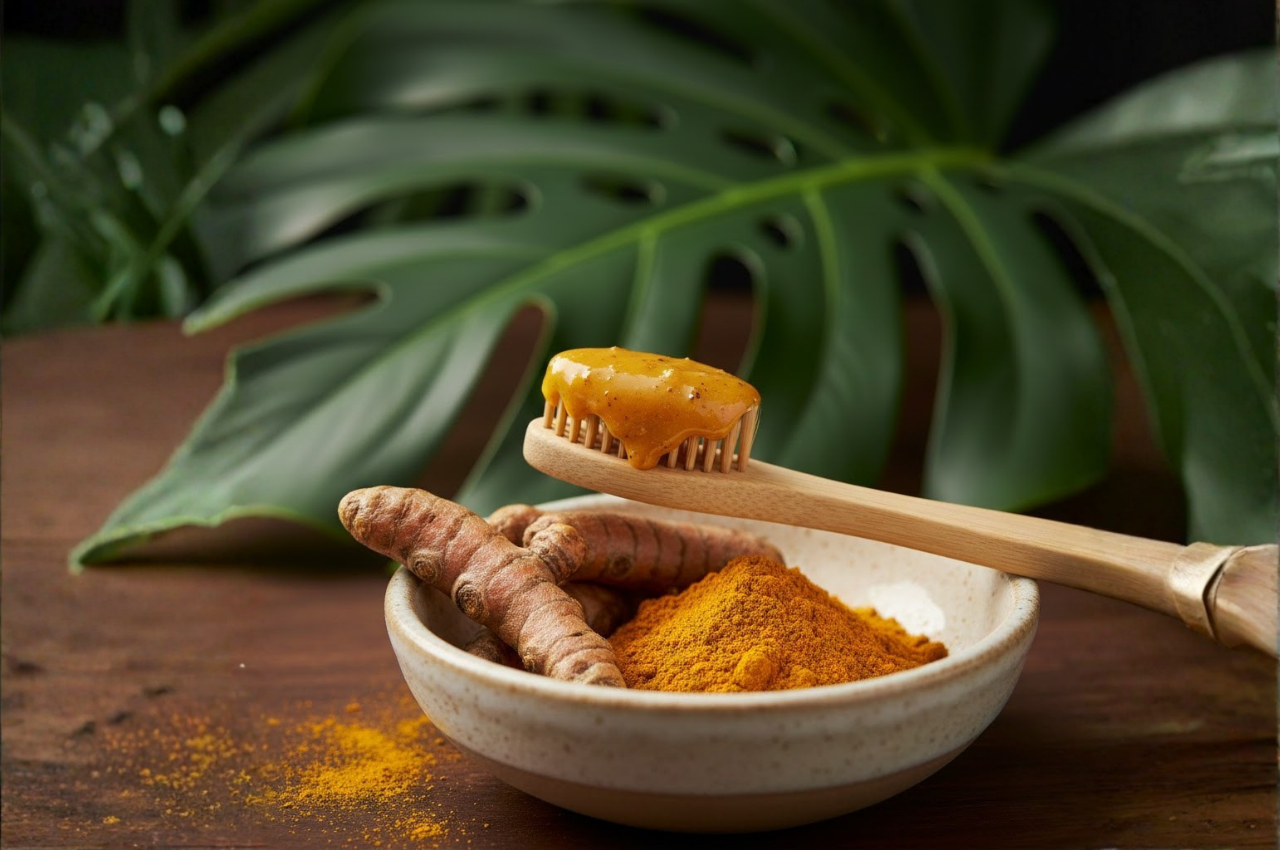 turmeric powder for teeth whitening