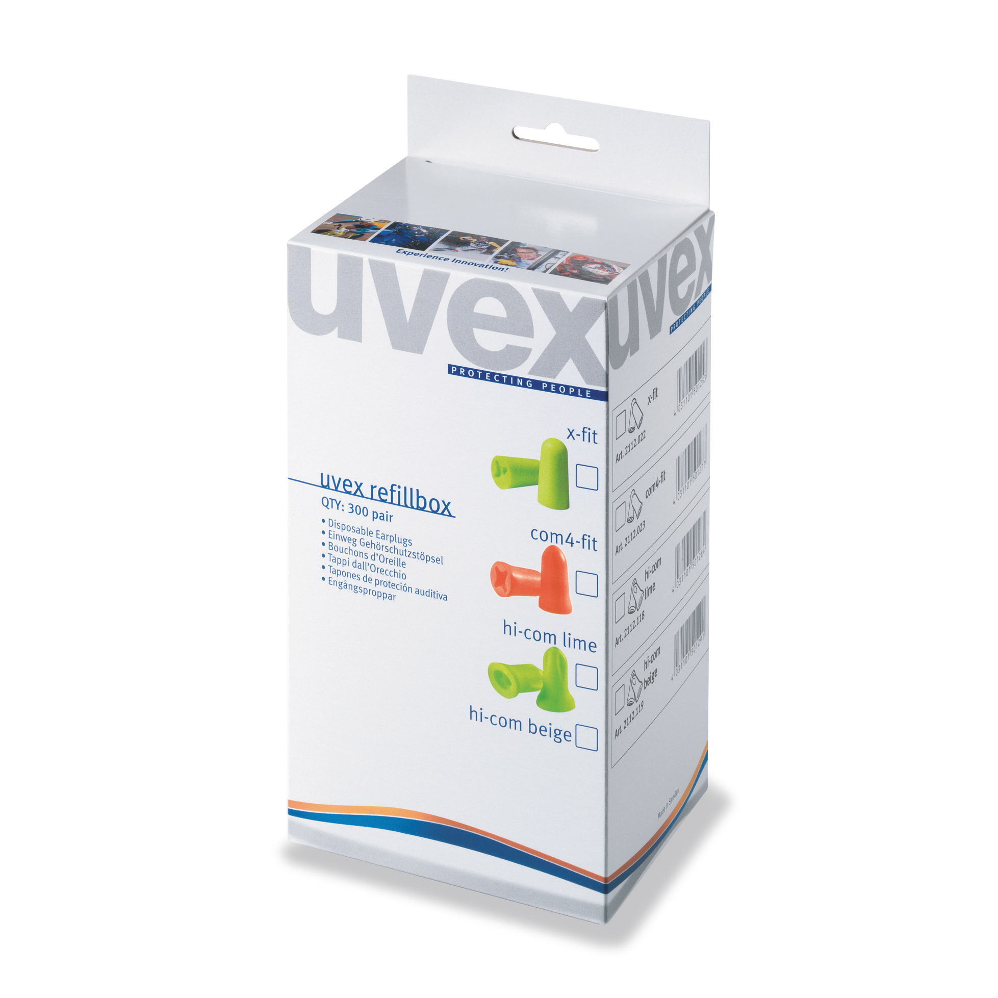 uvex x-fit 2112-022 oordop navulling à 300 paar