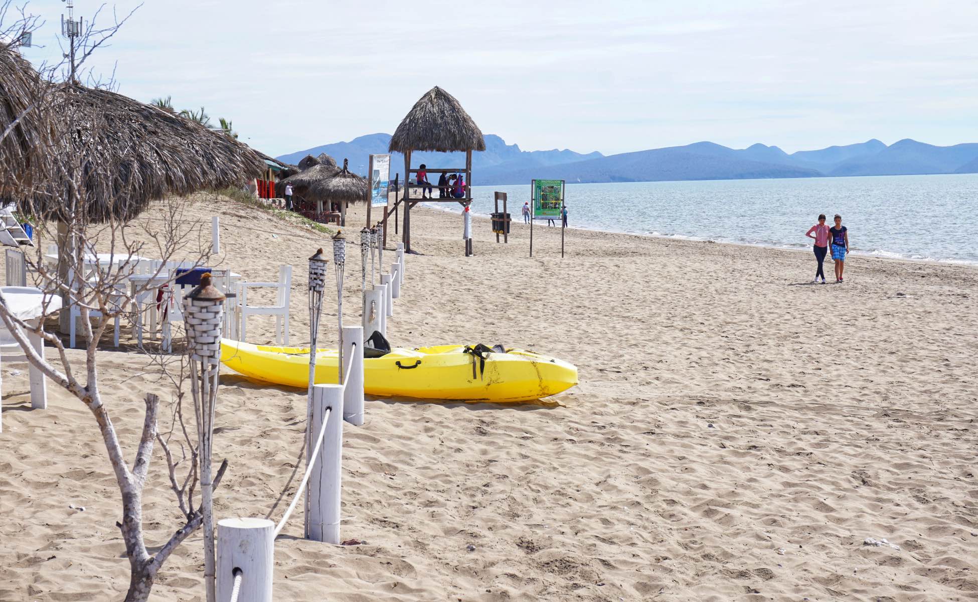 Los Mochis, Sinaloa: der Strand El Maviri