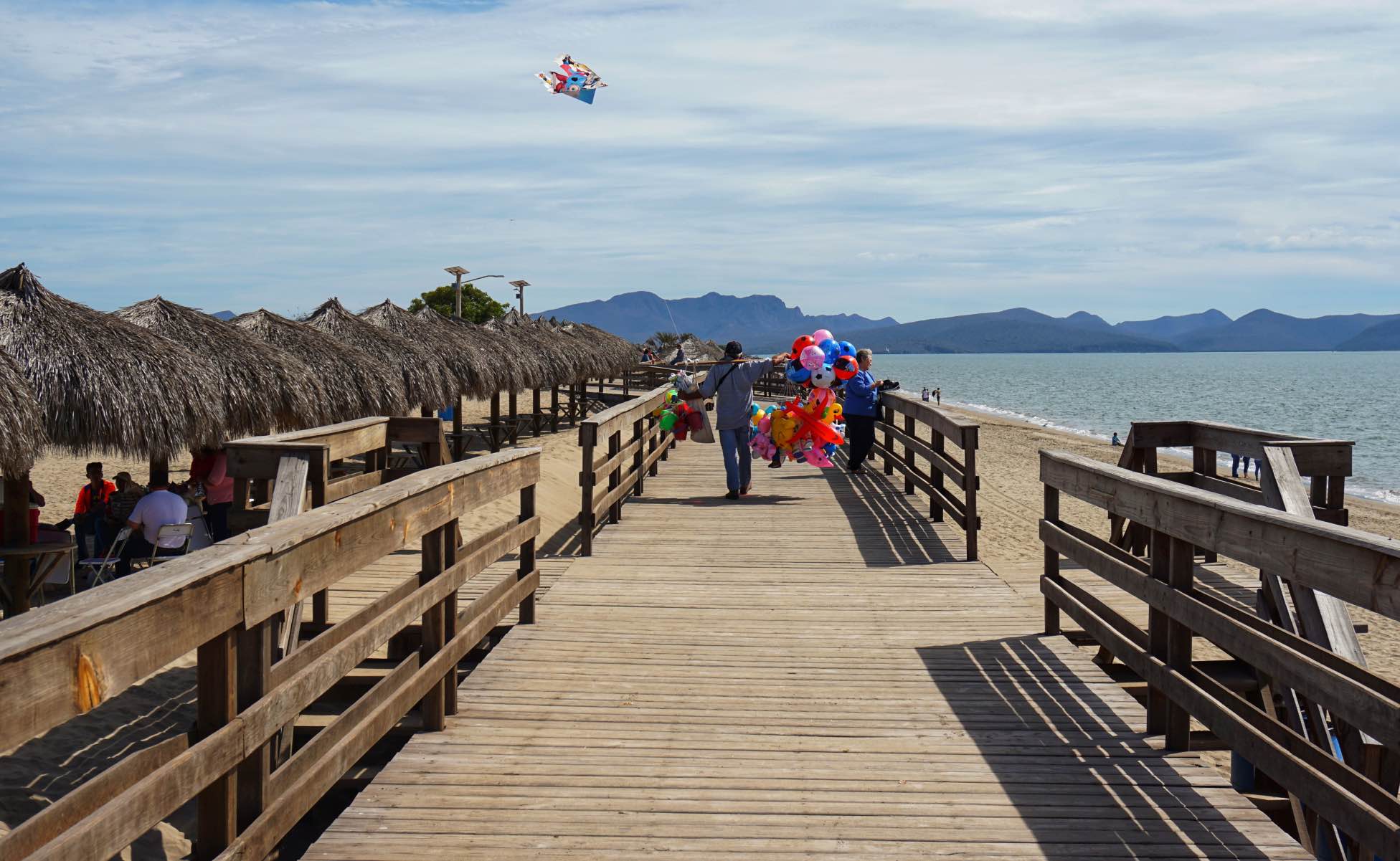 Los Mochis, Sinaloa: die Promenade am Strand Maviri