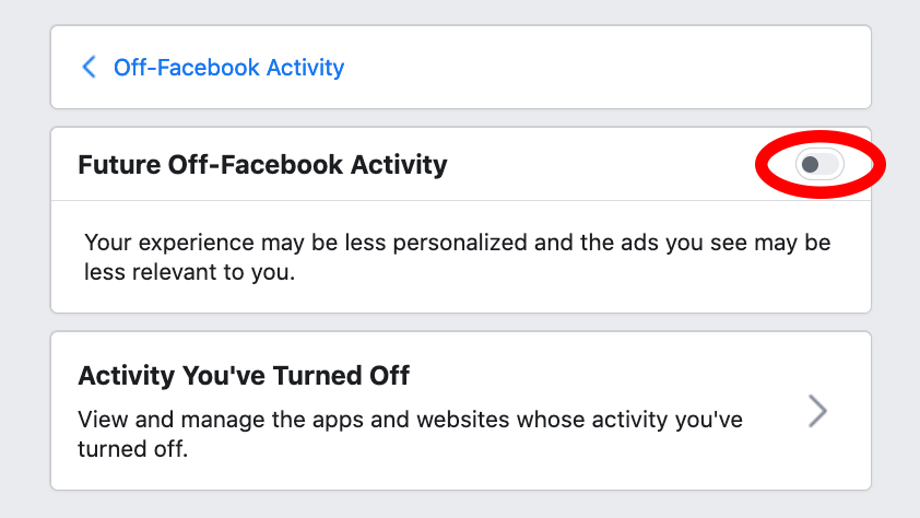 facebook off-activities