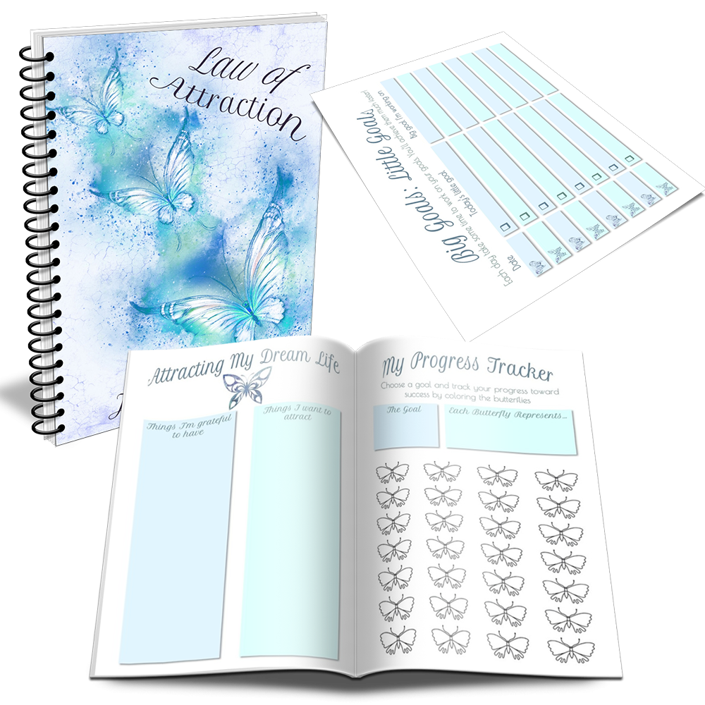 Law Of Attraction Journal Templates The Happy Journals PLR Club