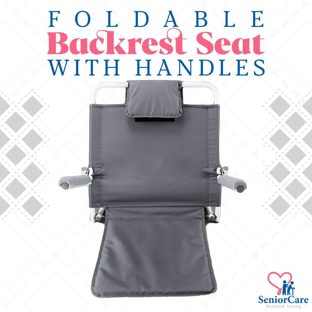 Foldable Backrest Seat with Handles