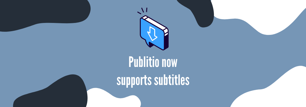 Publitio player now supports captions