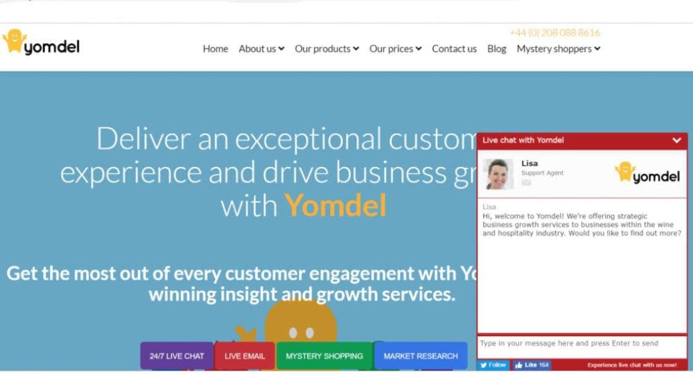 Yomdel live chat