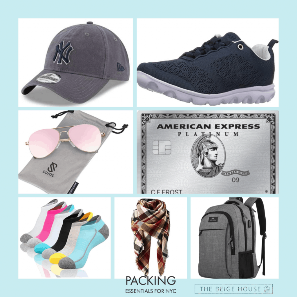 A List of Things I pack when I go to New York