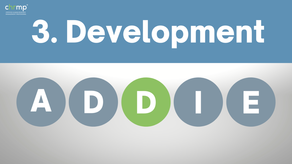 development in ADDIE