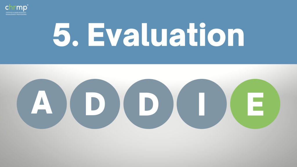Evaluation in ADDIE model