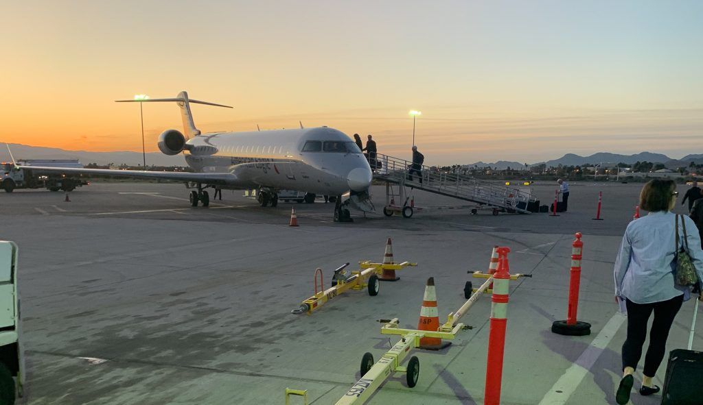 United plane to palm springs