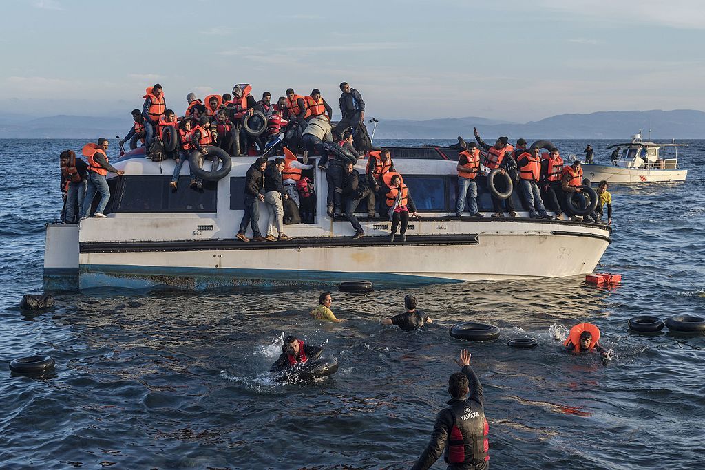 Syrian crisis swimming